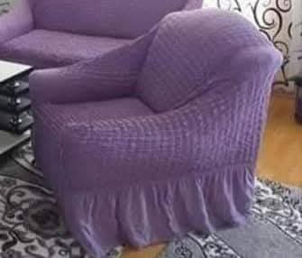 Prekrivač sa volanima za fotelju - Image 2