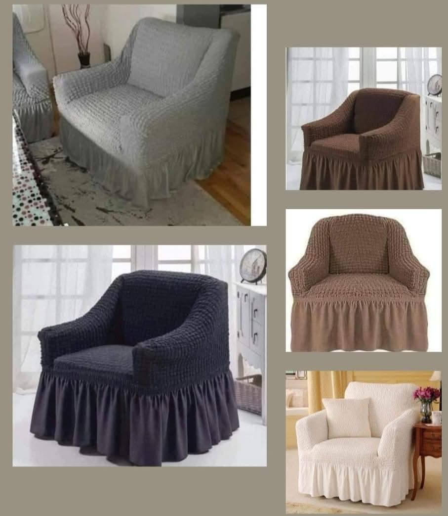 Prekrivač sa volanima za fotelju